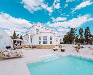 Exterior view of House or chalet for sale in Mojácar  with Terrace, Swimming Pool and Balcony