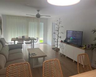 Living room of Apartment to rent in  Almería Capital  with Private garden, Terrace and Storage room
