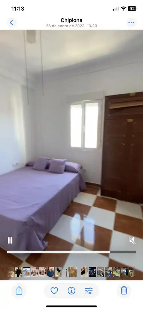 Schlafzimmer von Wohnung zur Miete in Chipiona mit Klimaanlage