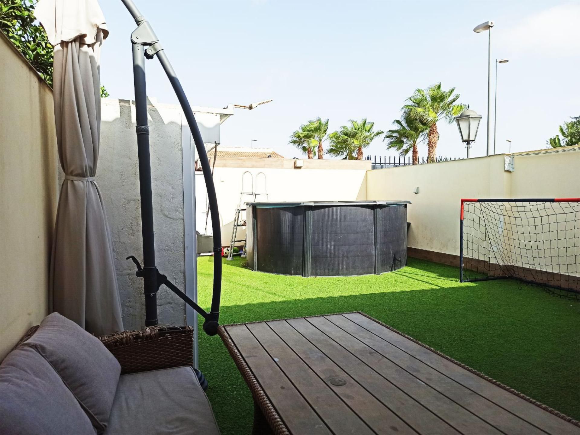 Terrace of Flat for sale in San Javier  with Air Conditioner