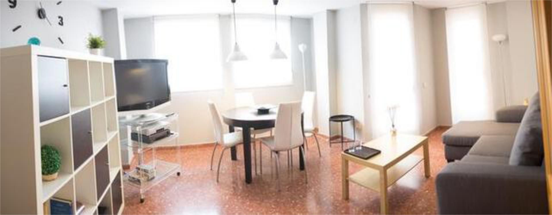 Dining room of Apartment to rent in  Valencia Capital  with Heating, Terrace and Furnished