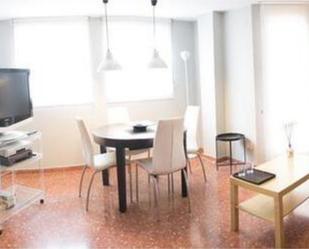 Dining room of Apartment to rent in  Valencia Capital  with Heating, Terrace and Furnished