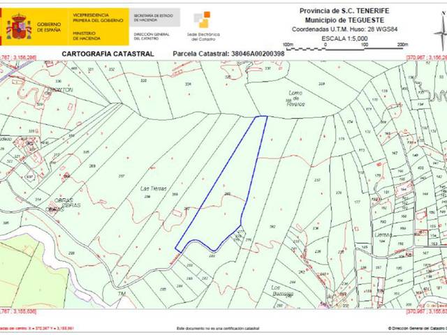 Terreno en Venta en Calle las Manzanas, 127 en Tegueste