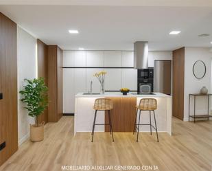 Kitchen of Flat for sale in  Zaragoza Capital  with Air Conditioner, Heating and Terrace