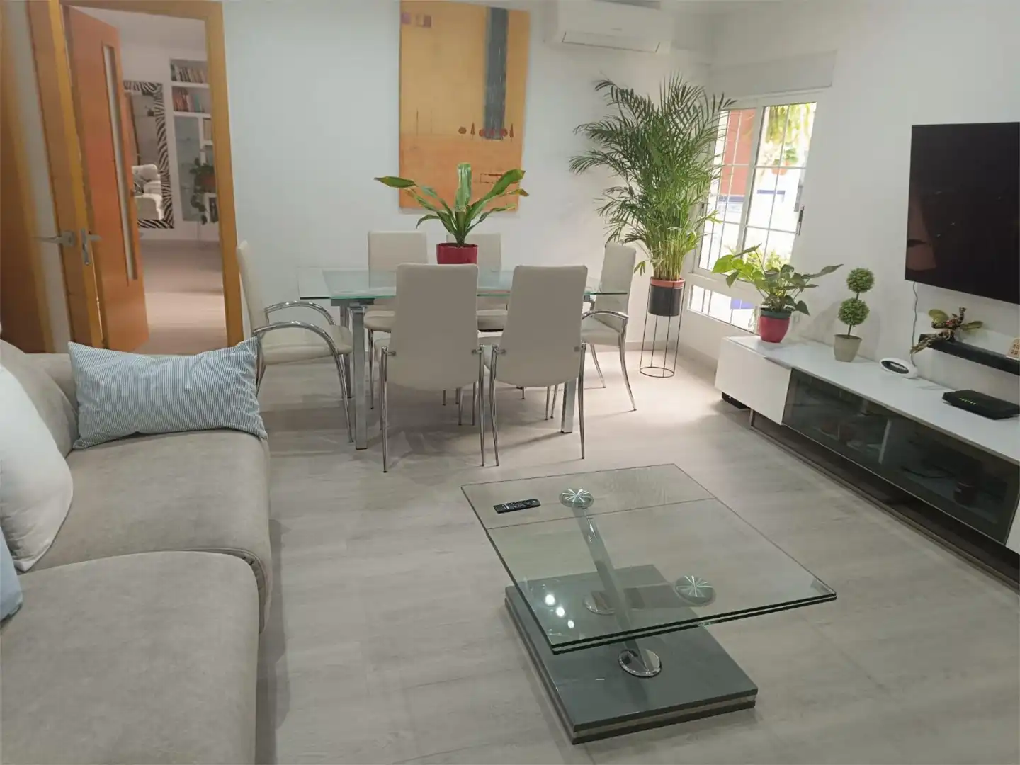 Detached homes for sale in Carrer del Poeta Llombart, 8, Centro Puerto Living room of Detached homes for sale in Sagunto / Sagunt with Air Conditioner, Terrace and Balcony