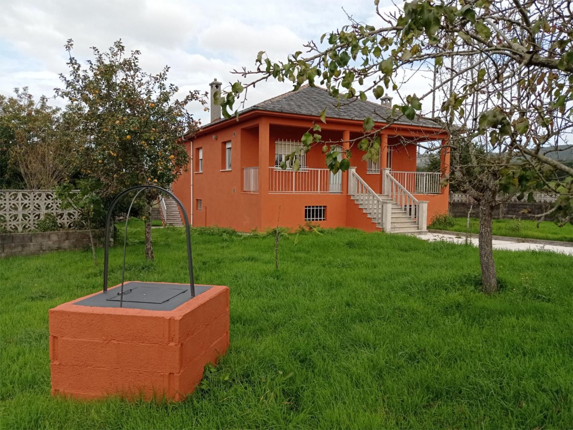 Exterior view of House or chalet for sale in A Pobra do Brollón   with Heating, Private garden and Terrace