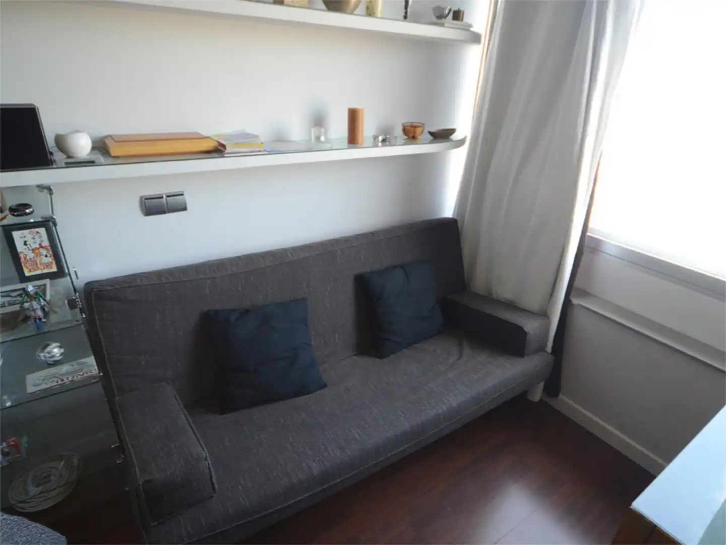 Study for rent in Calle de la Princesa, 25, Argüelles Living room of Study for rent in Madrid with Air Conditioner, Heating and Parquet flooring