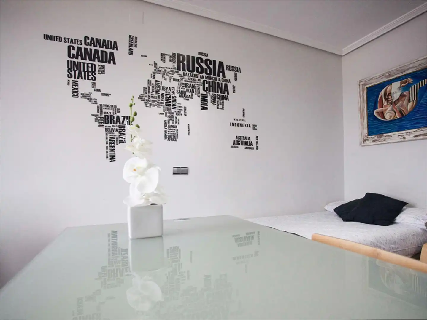 Study for rent in Calle de la Princesa, 25, Argüelles Bedroom of Study for rent in Madrid with Air Conditioner, Heating and Parquet flooring