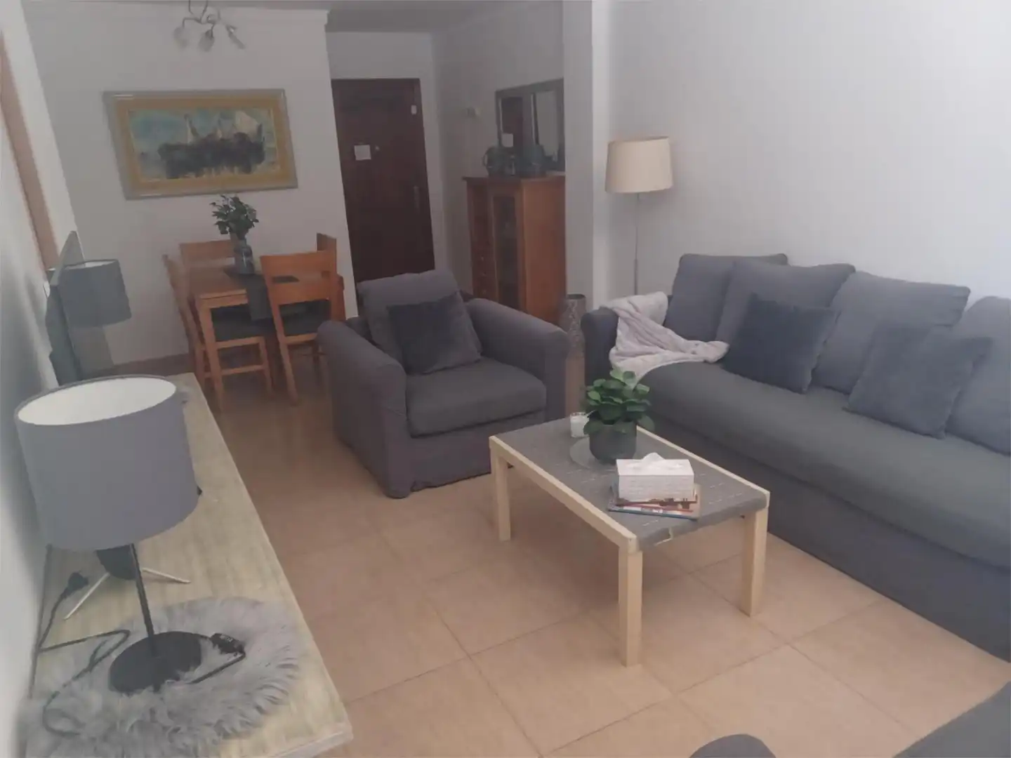 Living room of Flat for rent in Benalmádena  with Air Conditioner, Heating and Terrace