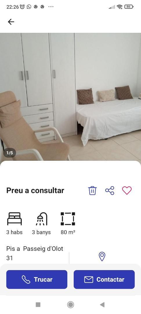 Flat to share in Passeig d'Olot, 50, Santa Eugènia