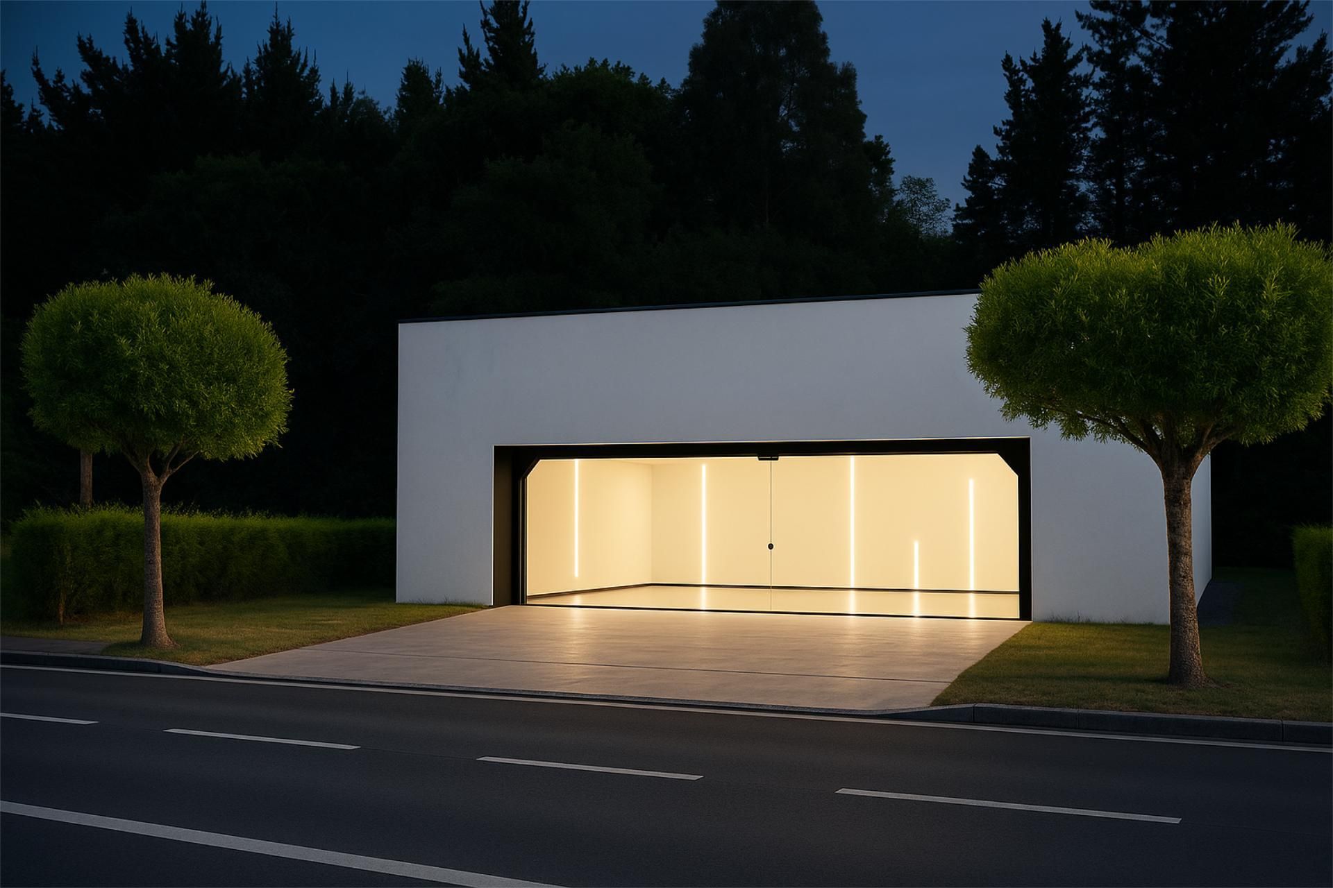 Vista exterior de Nau industrial en venda en Lugo Capital