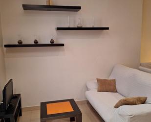 Sala d'estar de Pis de lloguer en  Barcelona Capital amb Aire condicionat i Balcó