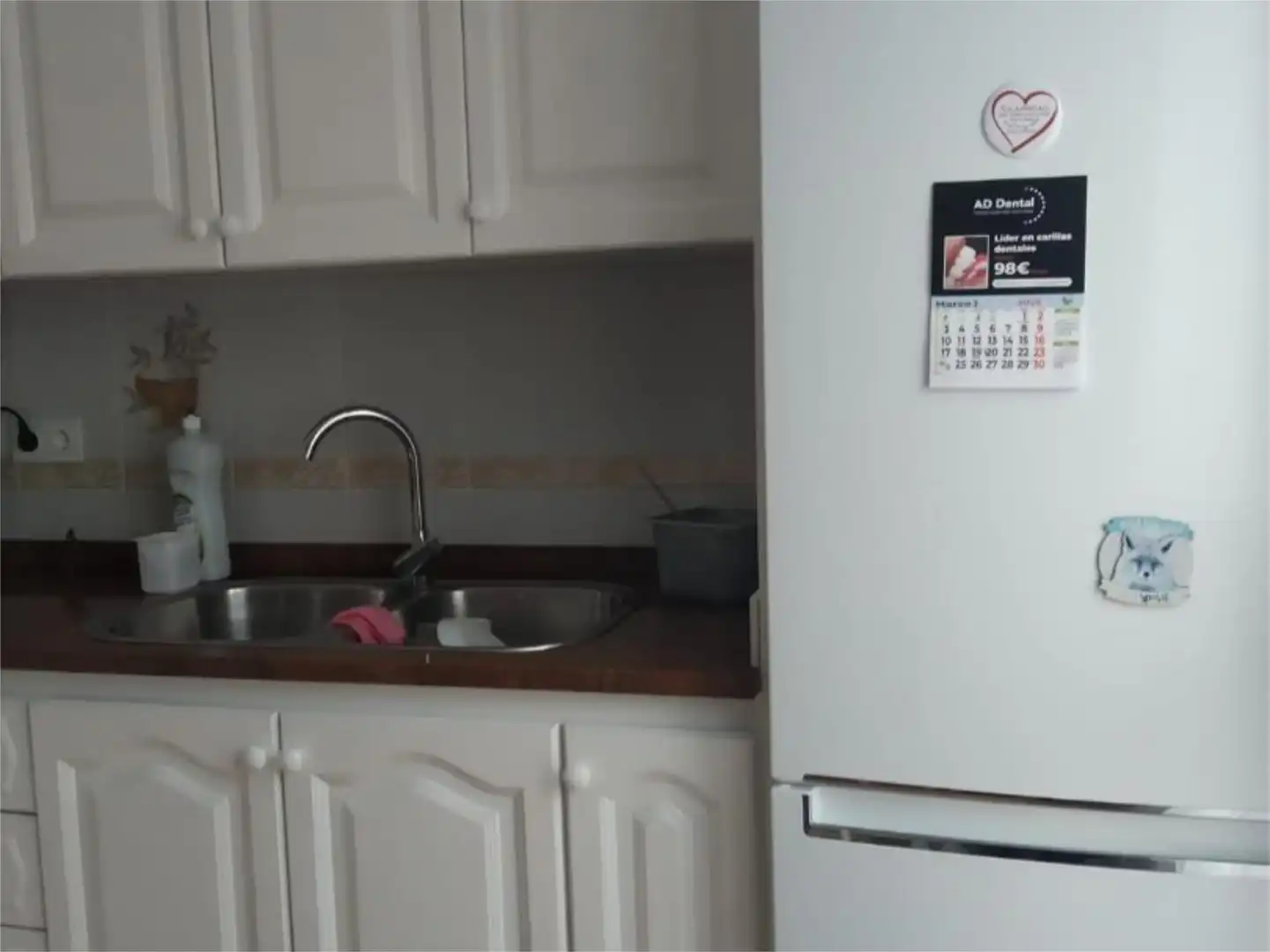 Küche von Wohnung zur untervermieten in Gandia mit Klimaanlage, Heizung und Terrasse