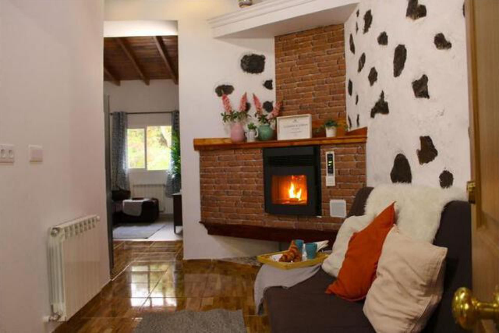Sala d'estar de Casa o xalet de lloguer en Vega de San Mateo amb Calefacció, Jardí privat i Terrassa
