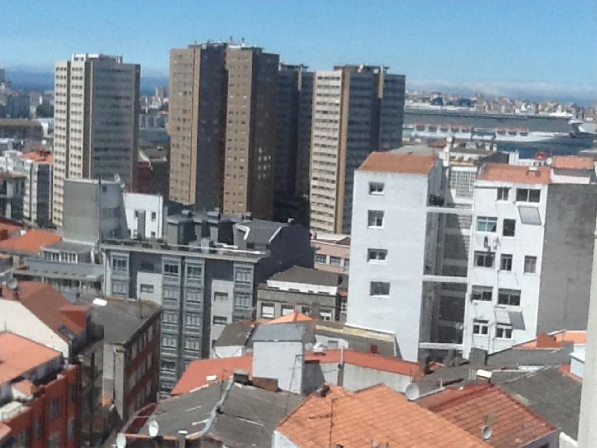 Exterior view of Flat to rent in A Coruña Capital   with Furnished and Video intercom