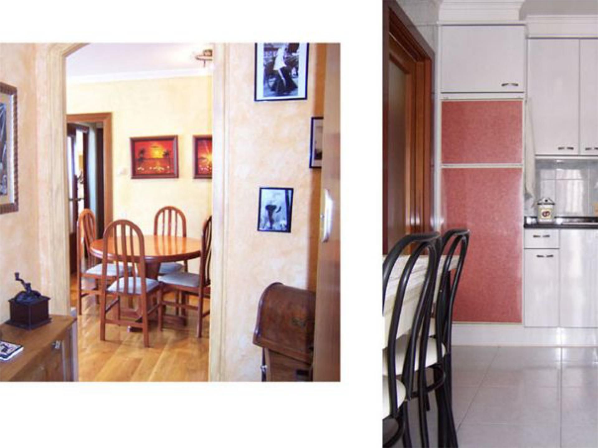 Dining room of Flat for sale in  Pamplona / Iruña  with Heating, Parquet flooring and Terrace