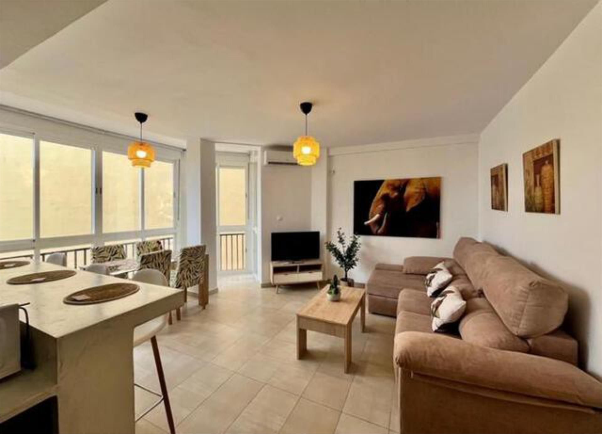 Living room of Flat to rent in El Puerto de Santa María  with Private garden and Terrace