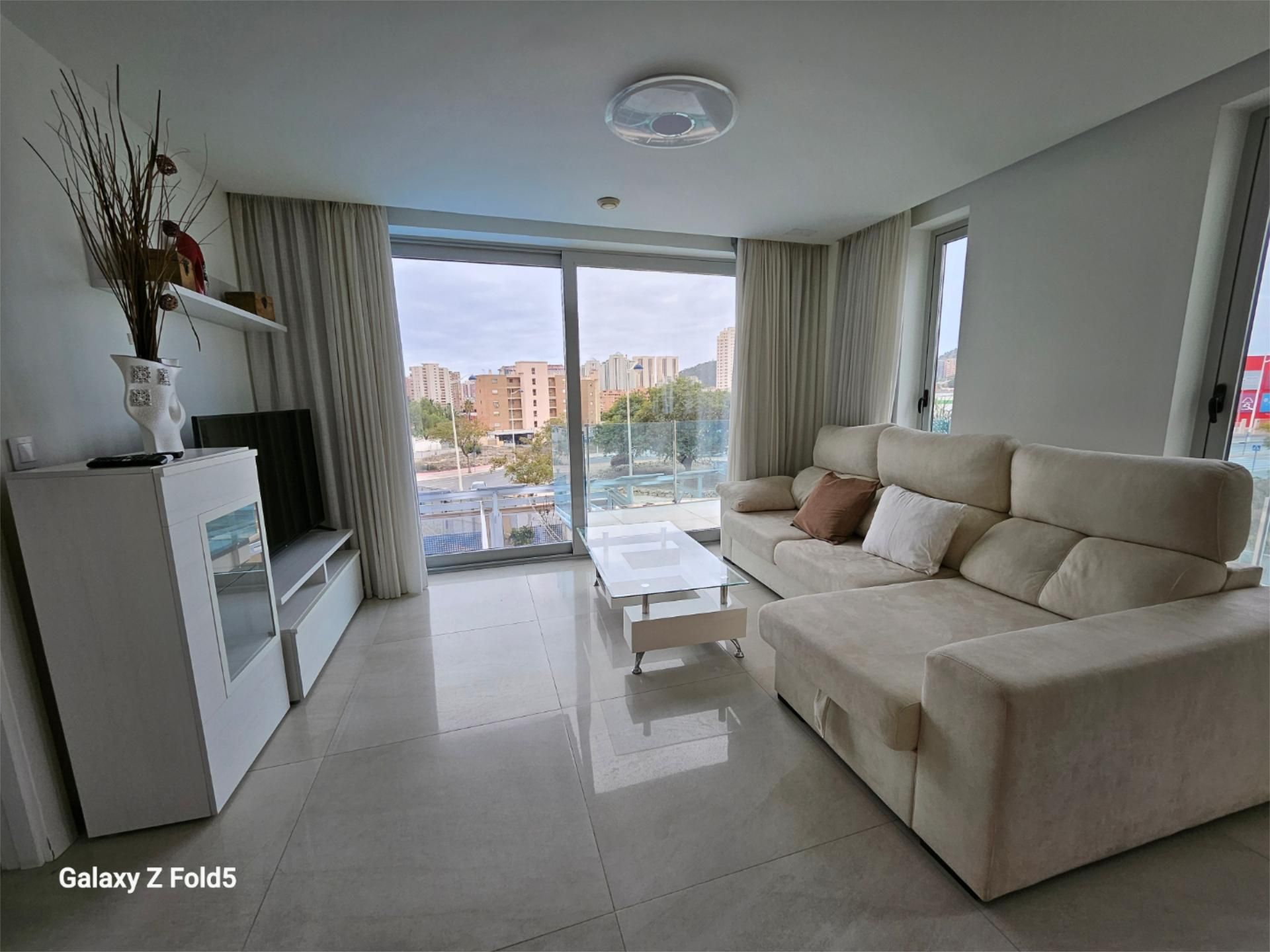 Living room of Flat for sale in Finestrat  with Air Conditioner, Heating and Private garden