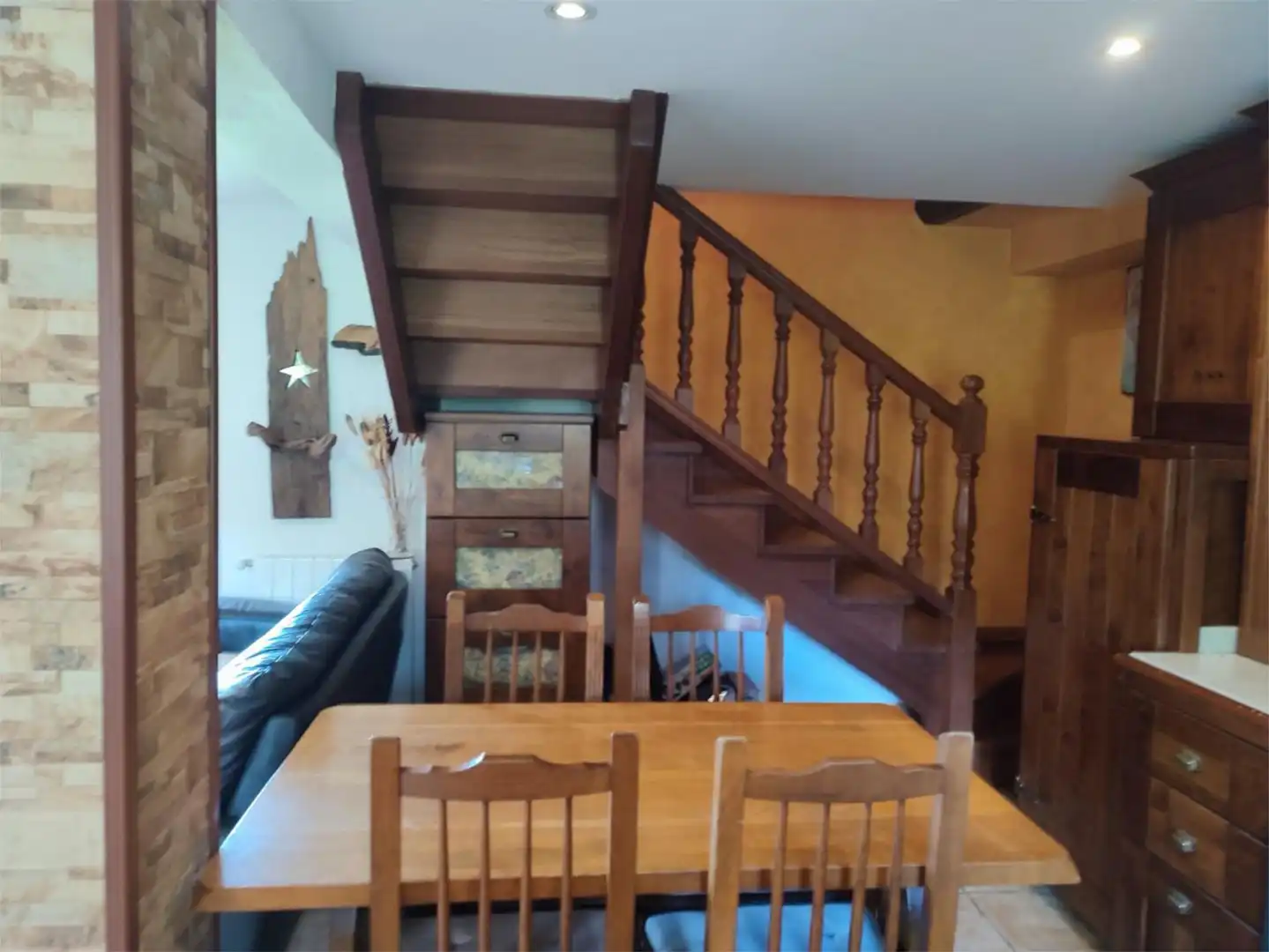 Flat for sale in Barrio Pandiella, 82, Oseja de Sajambre Dining room of Flat for sale in Oseja de Sajambre with Heating, Private garden and Terrace