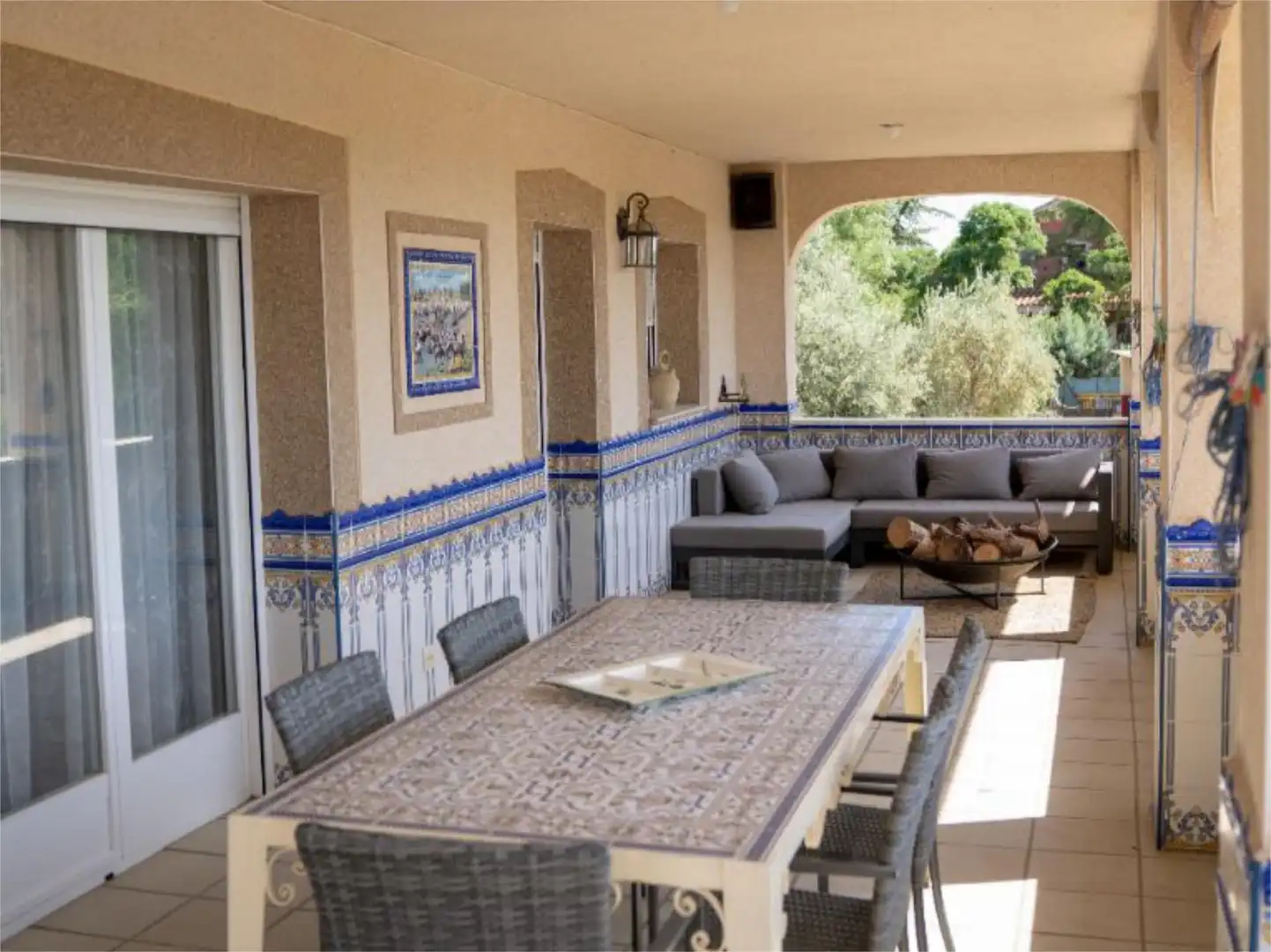 Terrasse von Country house zum Verkauf in Valdetorres de Jarama mit Heizung, Privatgarten und Terrasse