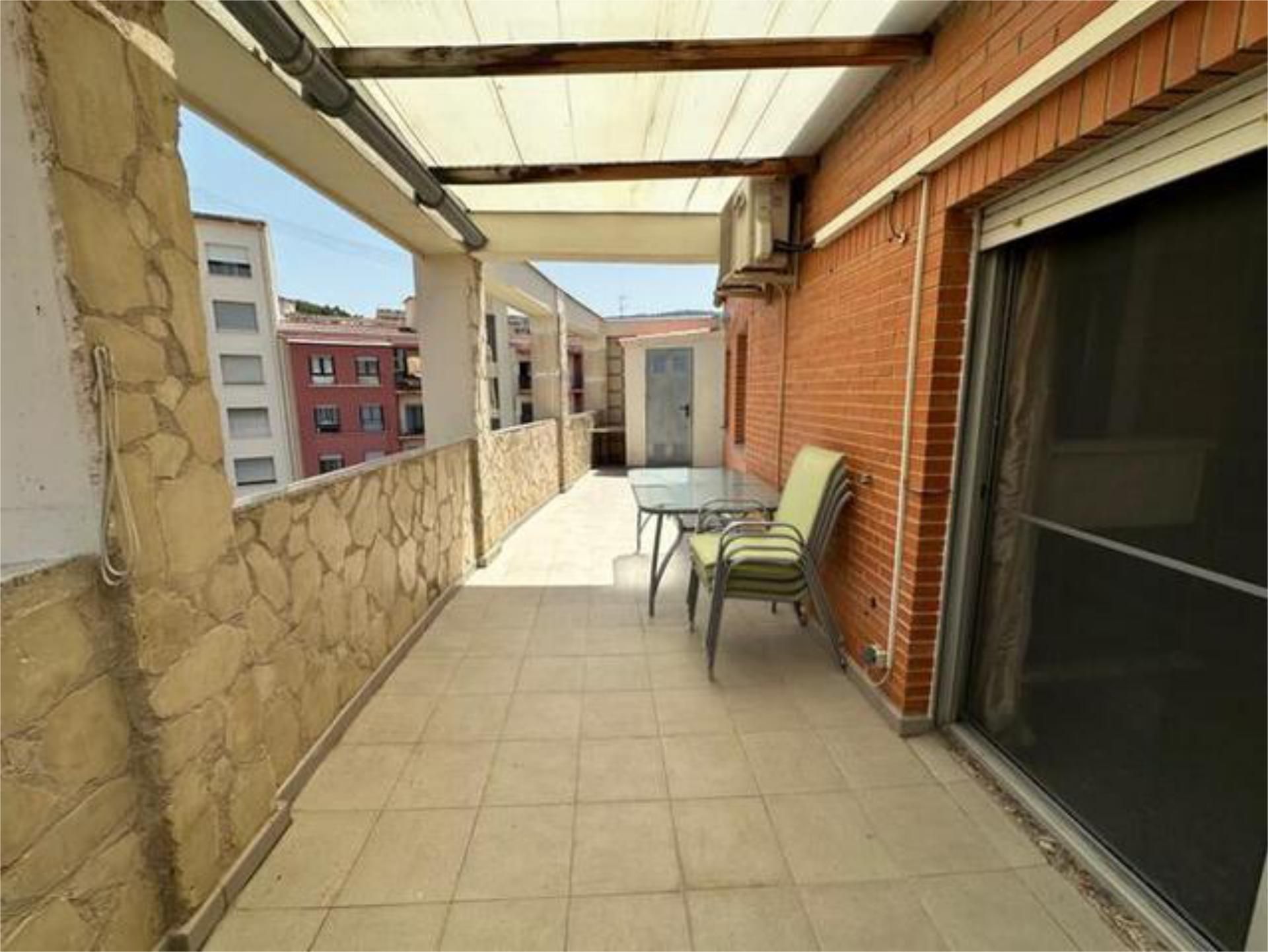 Terrace of Attic to rent in Alcoy / Alcoi  with Private garden, Terrace and Storage room