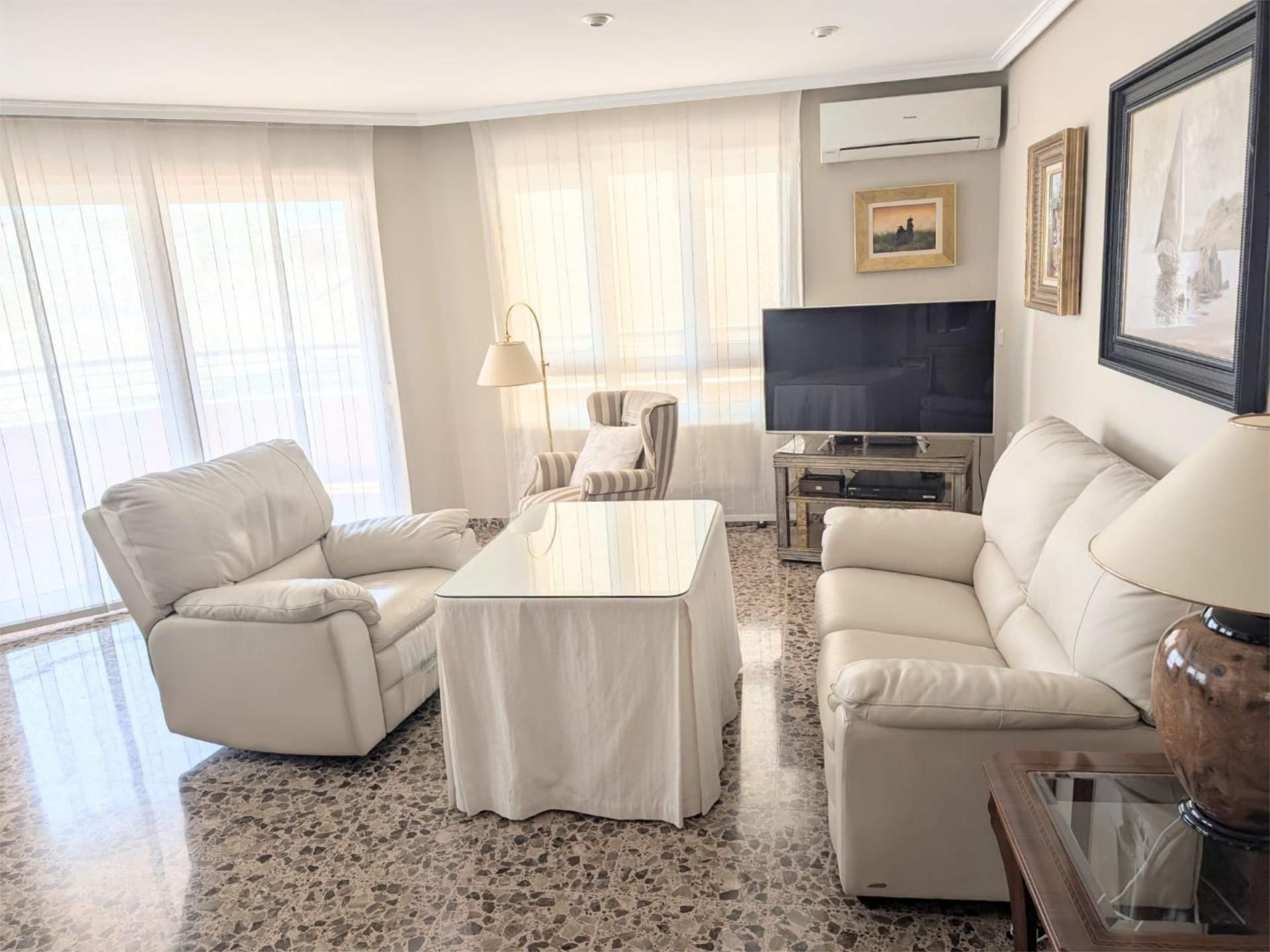 Living room of Flat for sale in Ibi  with Air Conditioner and Terrace
