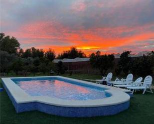 Piscina de Casa o xalet en venda en Gibraleón amb Jardí privat, Terrassa i Traster