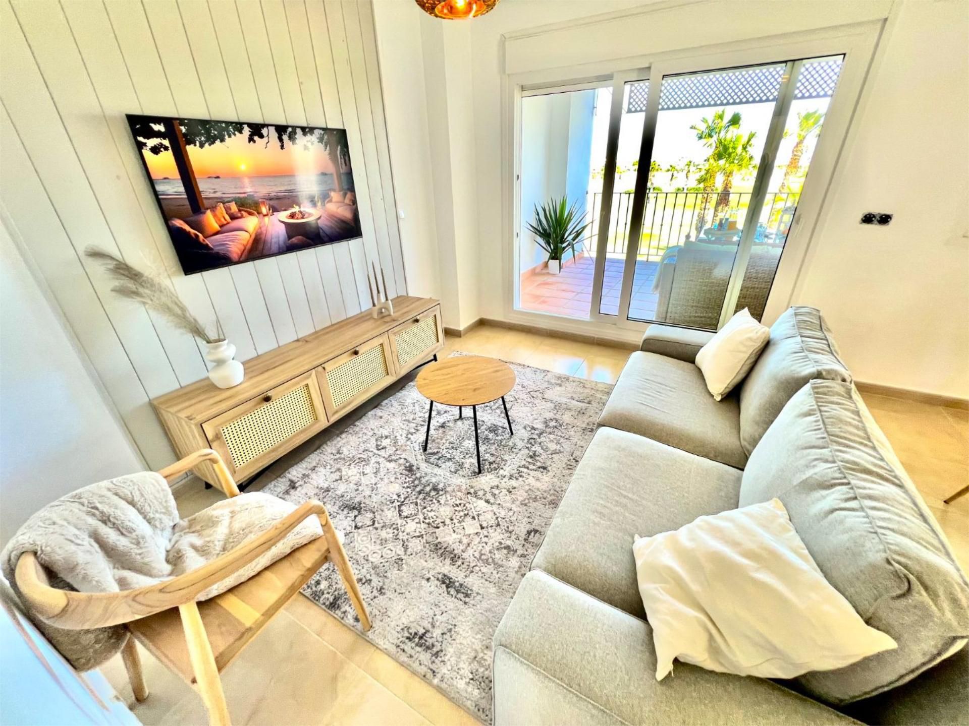 Living room of Flat for sale in Torre-Pacheco  with Air Conditioner, Terrace and Swimming Pool