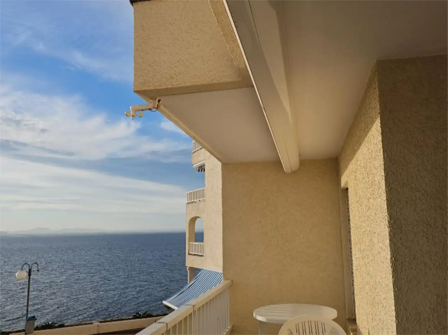 Flat for sale in Playa del Galán Balcony of Flat for sale in La Manga del Mar Menor with Air Conditioner, Heating and Private garden