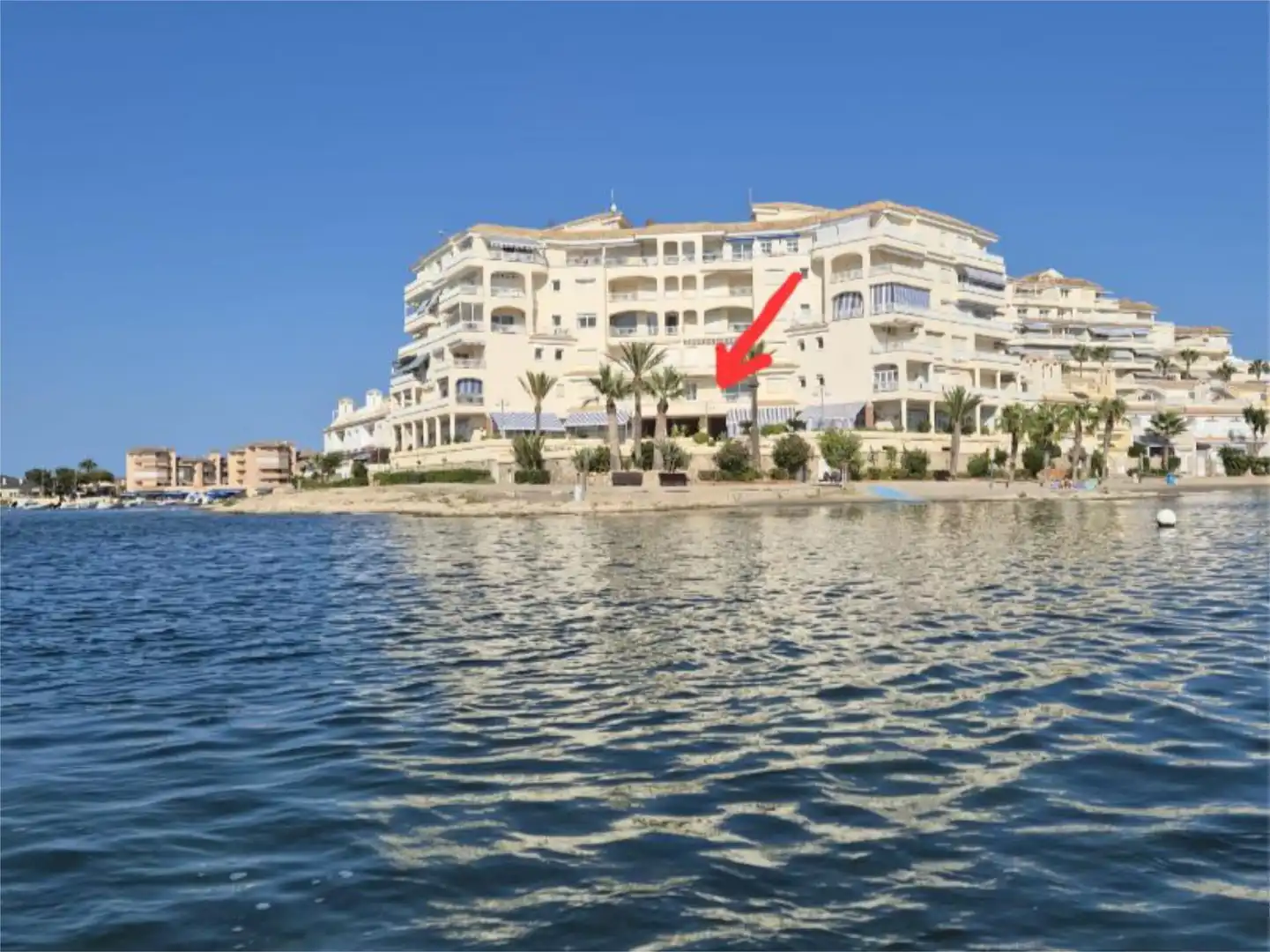 Flat for sale in Playa del Galán Exterior view of Flat for sale in La Manga del Mar Menor with Air Conditioner, Heating and Private garden