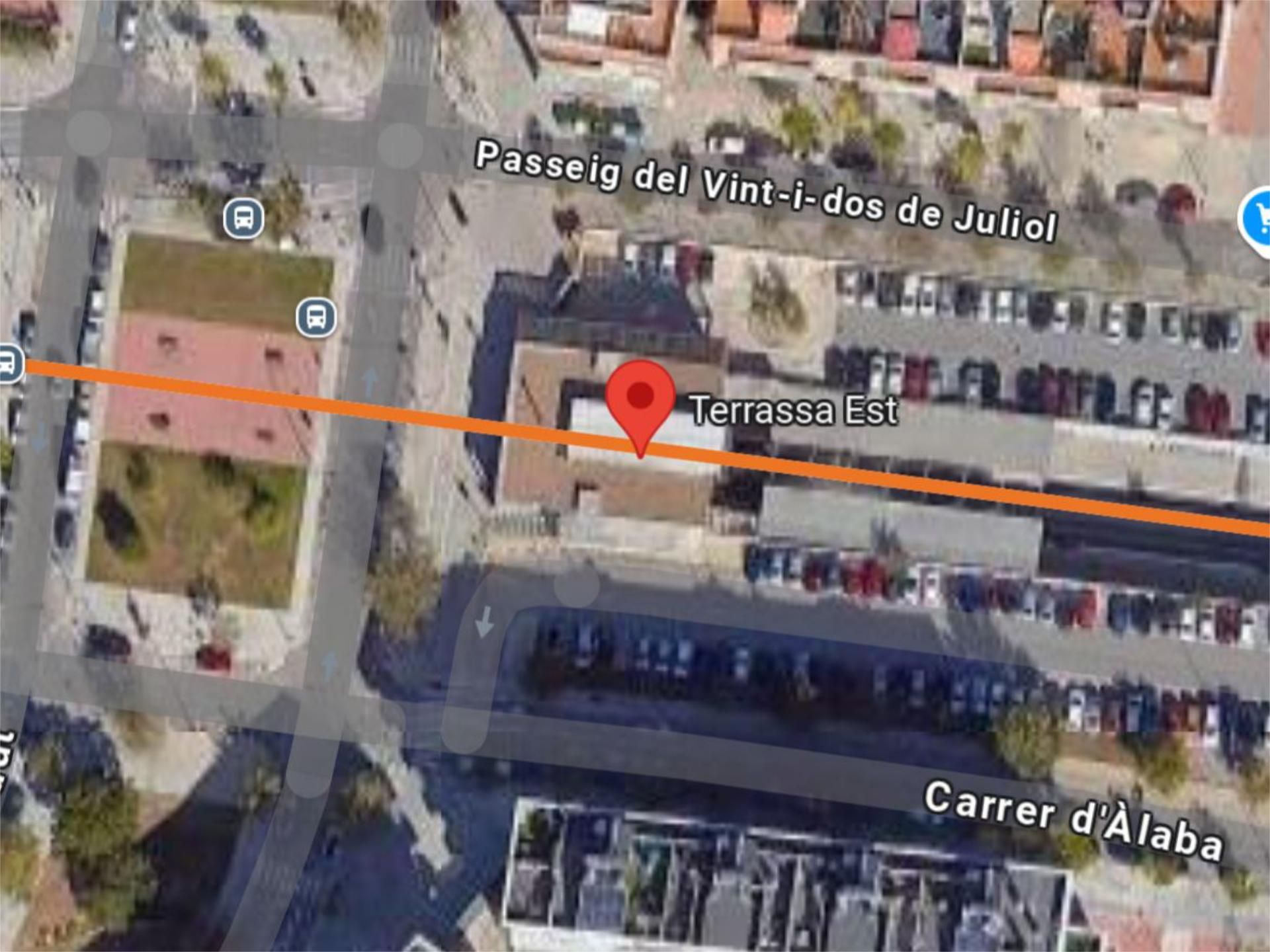 Vista exterior de Garatge de lloguer en Terrassa