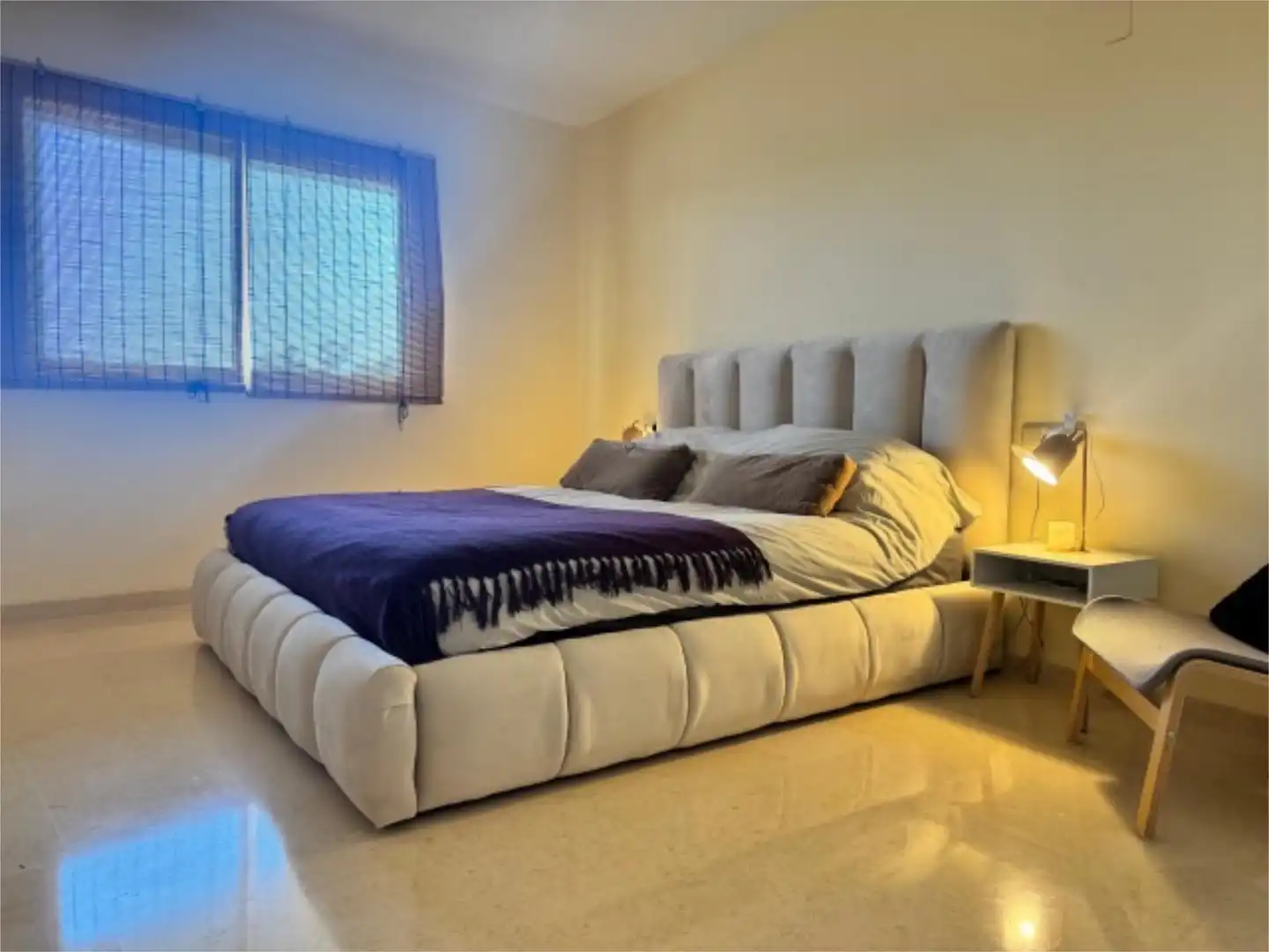 Flat for rent in Calle Hiedra, 9, Elviria Bedroom of Flat for rent in Marbella with Air Conditioner, Heating and Private garden