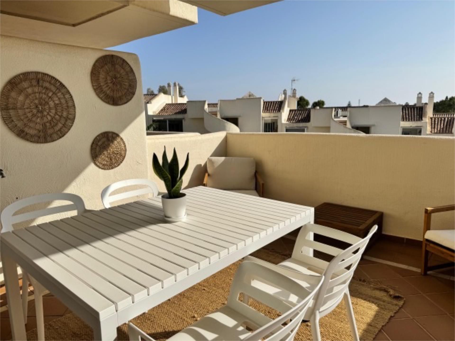 Terrace of Flat to rent in Marbella  with Air Conditioner, Heating and Private garden