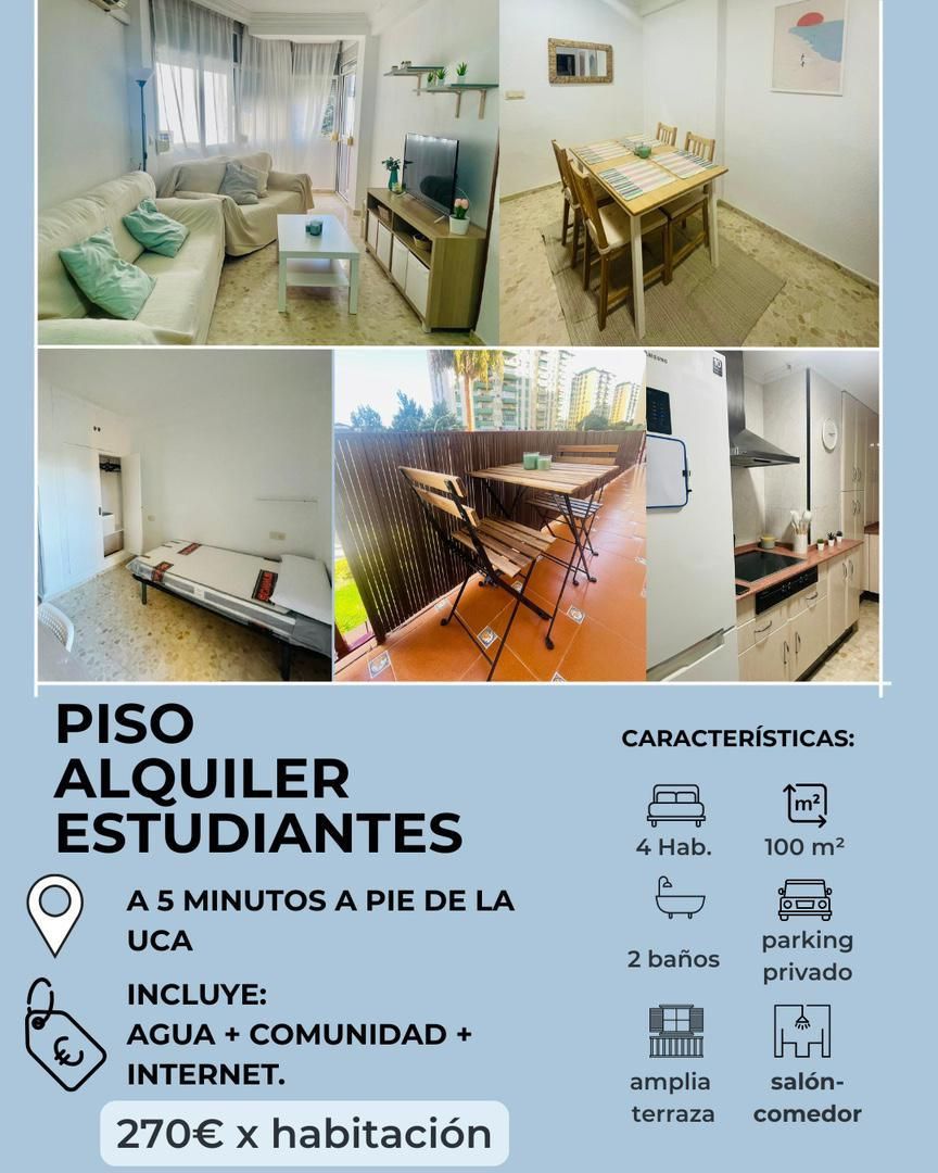 Exterior view of Flat to share in Jerez de la Frontera  with Air Conditioner, Heating and Terrace