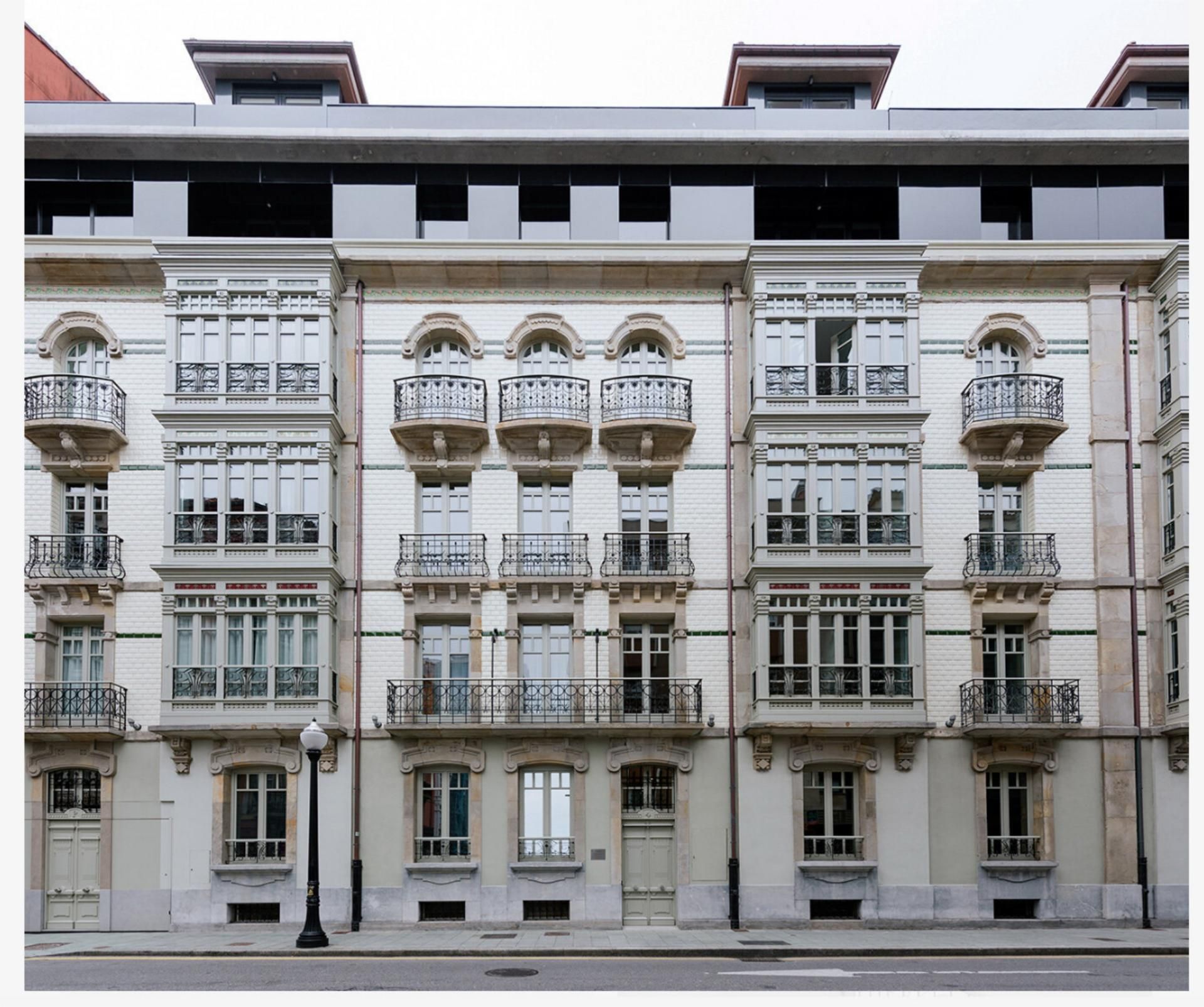 Exterior view of Flat for sale in Gijón   with Balcony