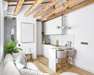 Kitchen of Flat for sale in  Madrid Capital  with Air Conditioner