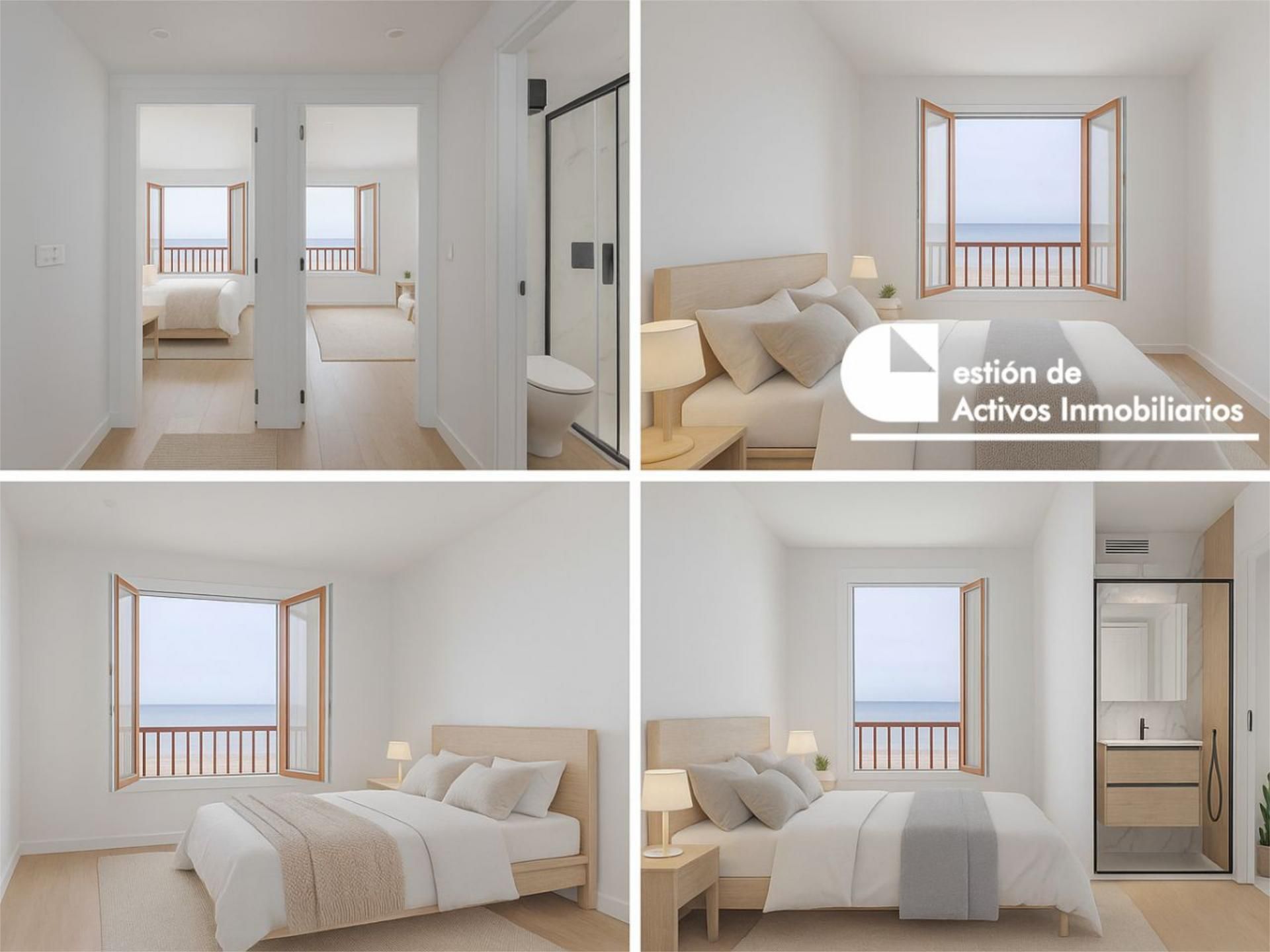 Bedroom of Flat for sale in Zarautz  with Air Conditioner, Terrace and Balcony