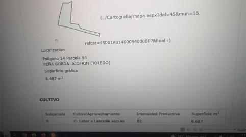 Foto 2 de No Urbanitzable en venda a Calle Real, 4, Ajofrín, Toledo