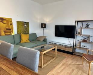 Sala d'estar de Pis de lloguer en Moncada amb Aire condicionat, Terrassa i Balcó