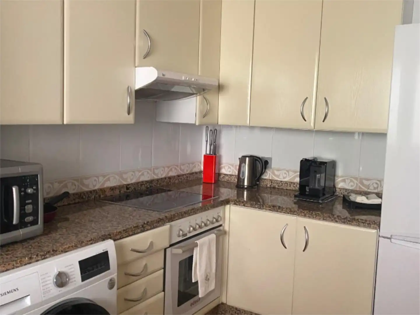 Kitchen of Flat for rent in Marbella  with Air Conditioner, Heating and Private garden