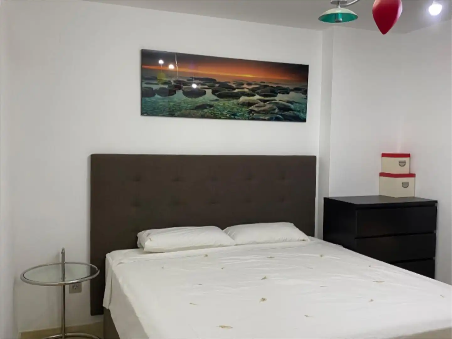 Bedroom of Flat for rent in Marbella  with Air Conditioner, Heating and Private garden