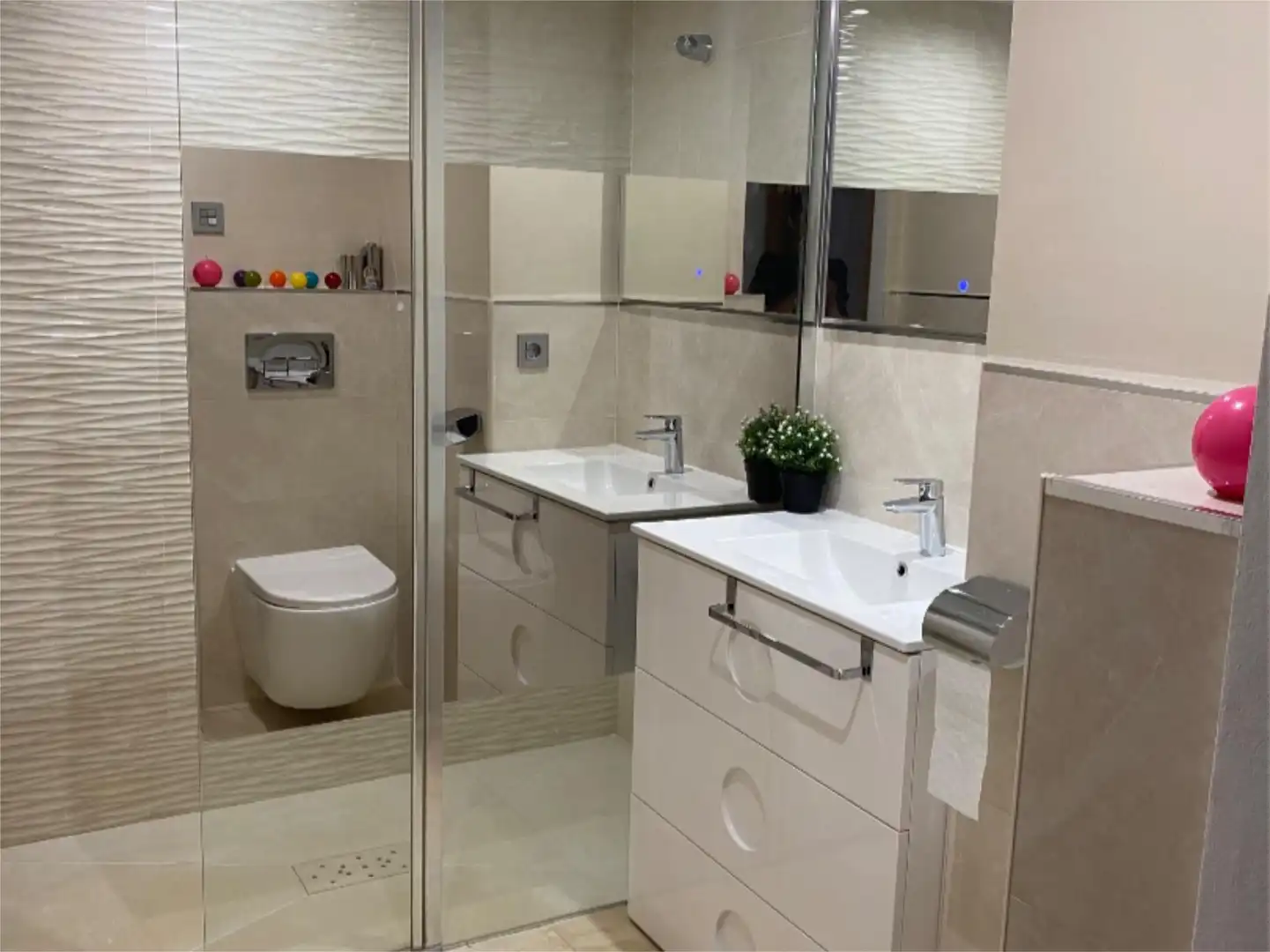 Bathroom of Flat for rent in Marbella  with Air Conditioner, Heating and Private garden