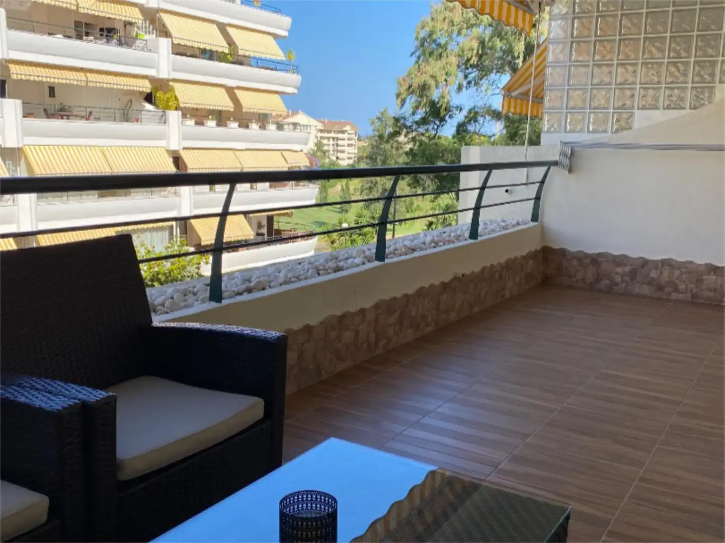 Terrace of Flat for rent in Marbella  with Air Conditioner, Heating and Private garden