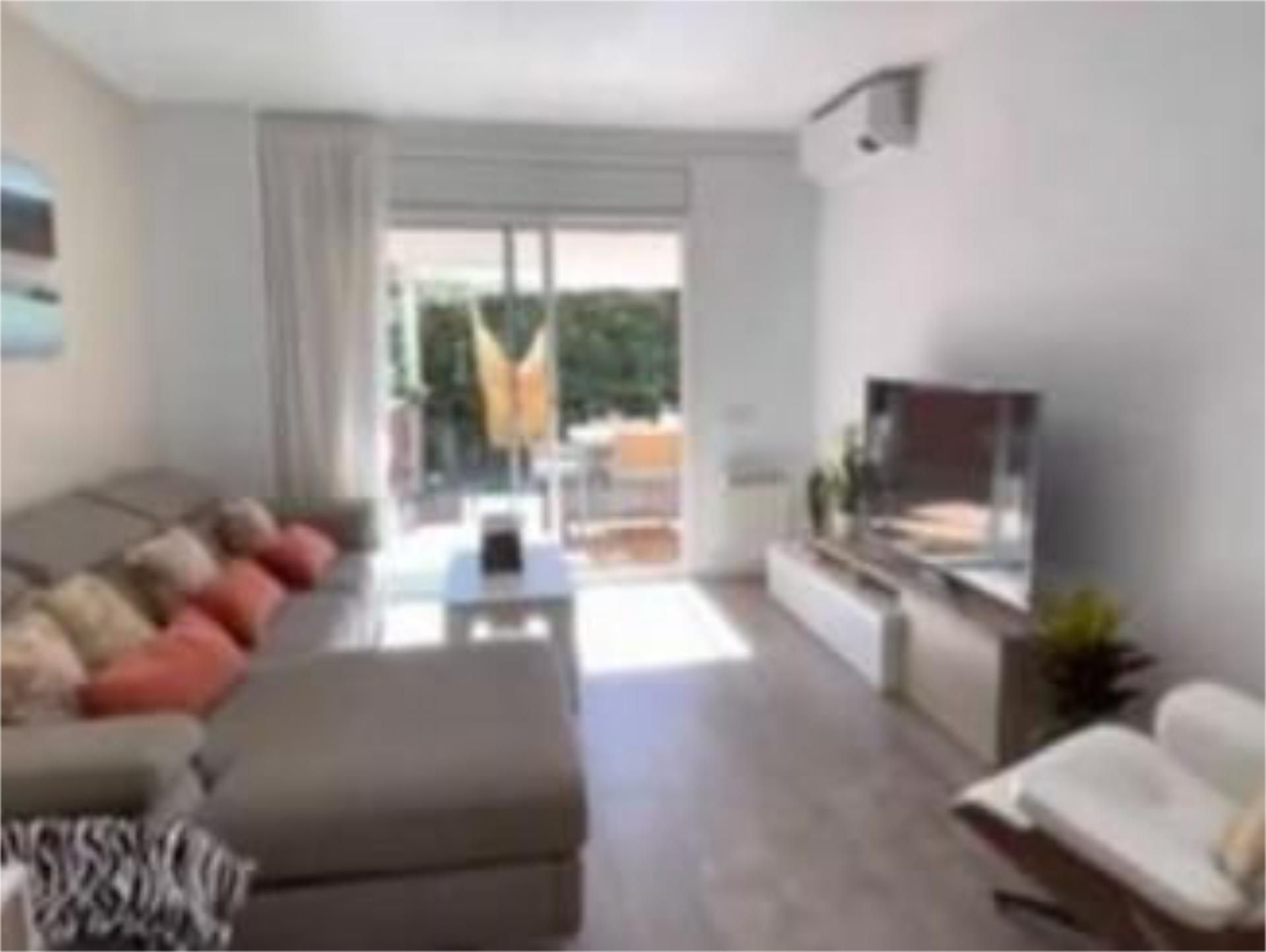 Sala d'estar de Pis de lloguer en Cabrils amb Aire condicionat, Calefacció i Terrassa