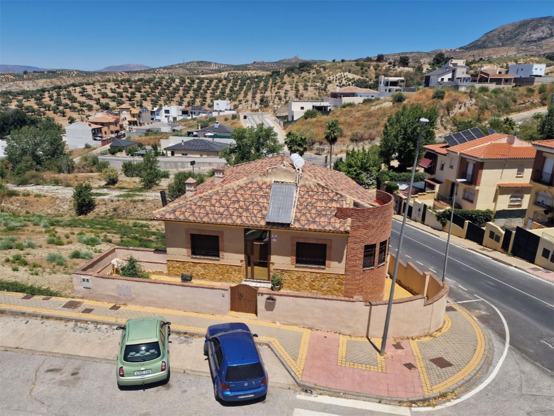 Exterior view of House or chalet for sale in Jun  with Air Conditioner, Swimming Pool and Balcony