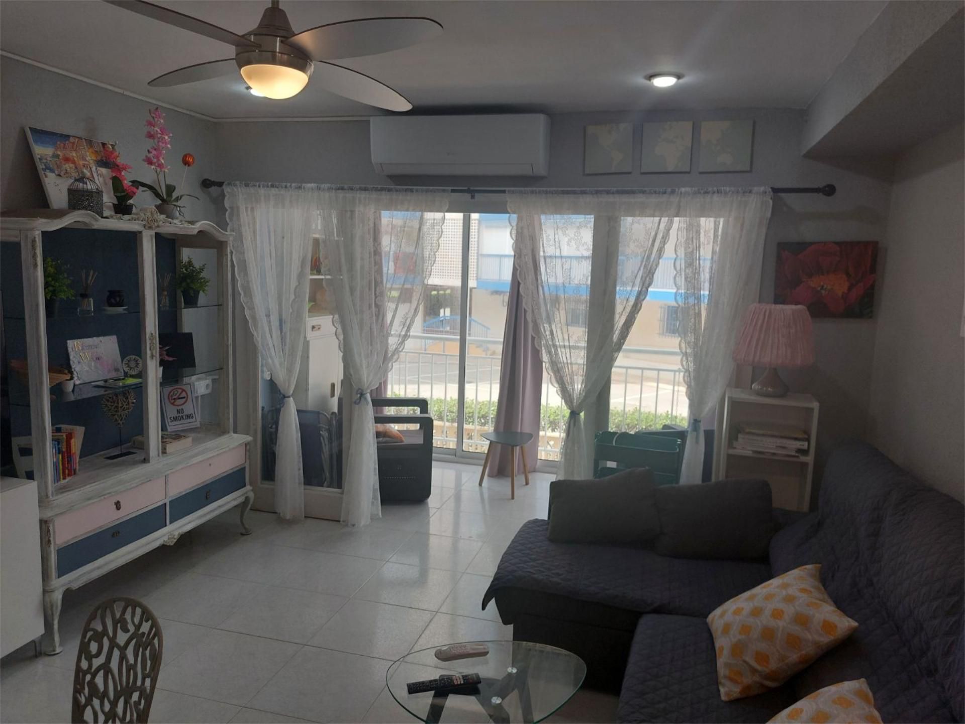 Bedroom of Flat for sale in El Campello  with Air Conditioner, Terrace and Balcony