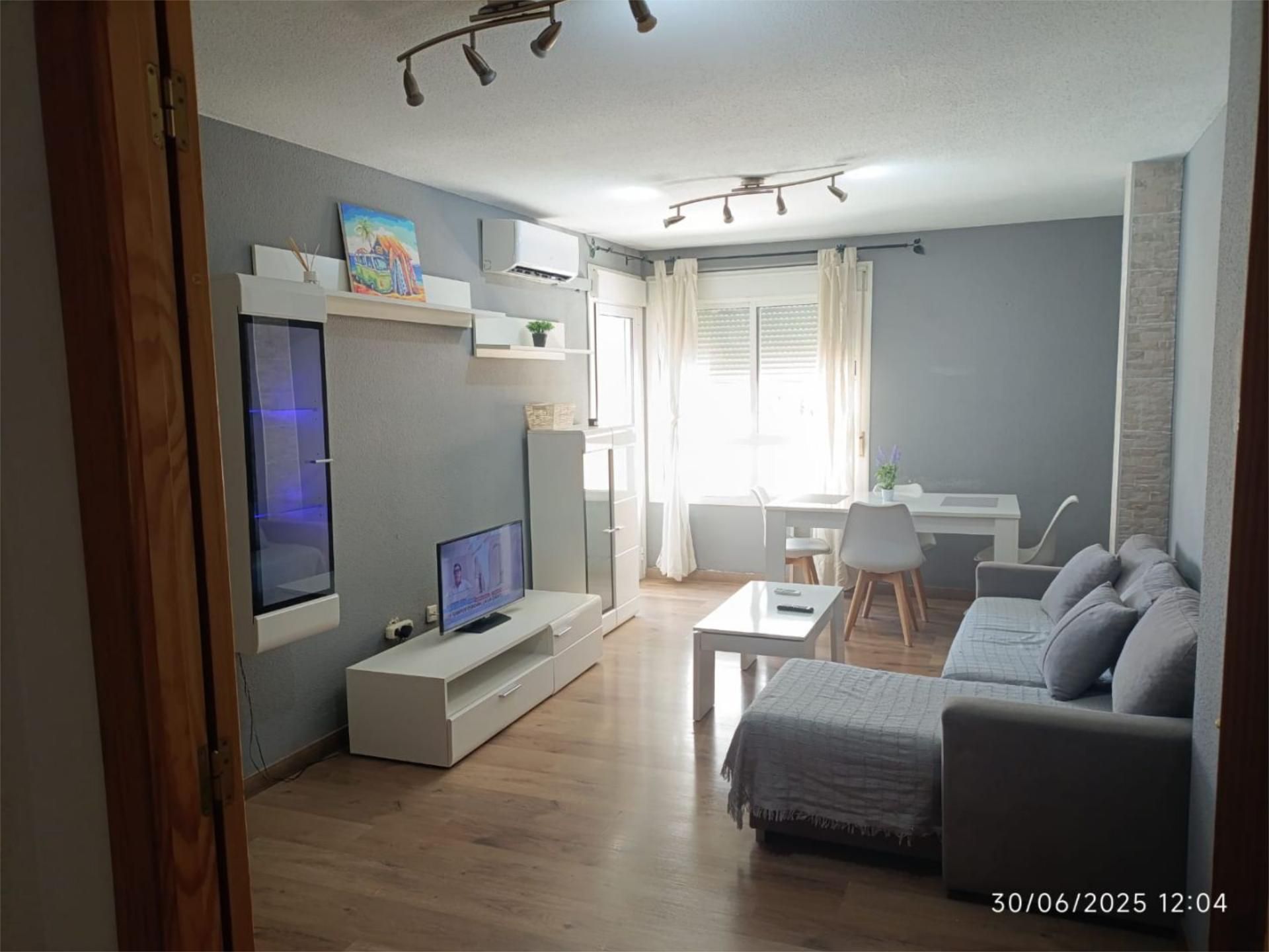 Living room of Flat to rent in Roquetas de Mar  with Air Conditioner, Heating and Furnished