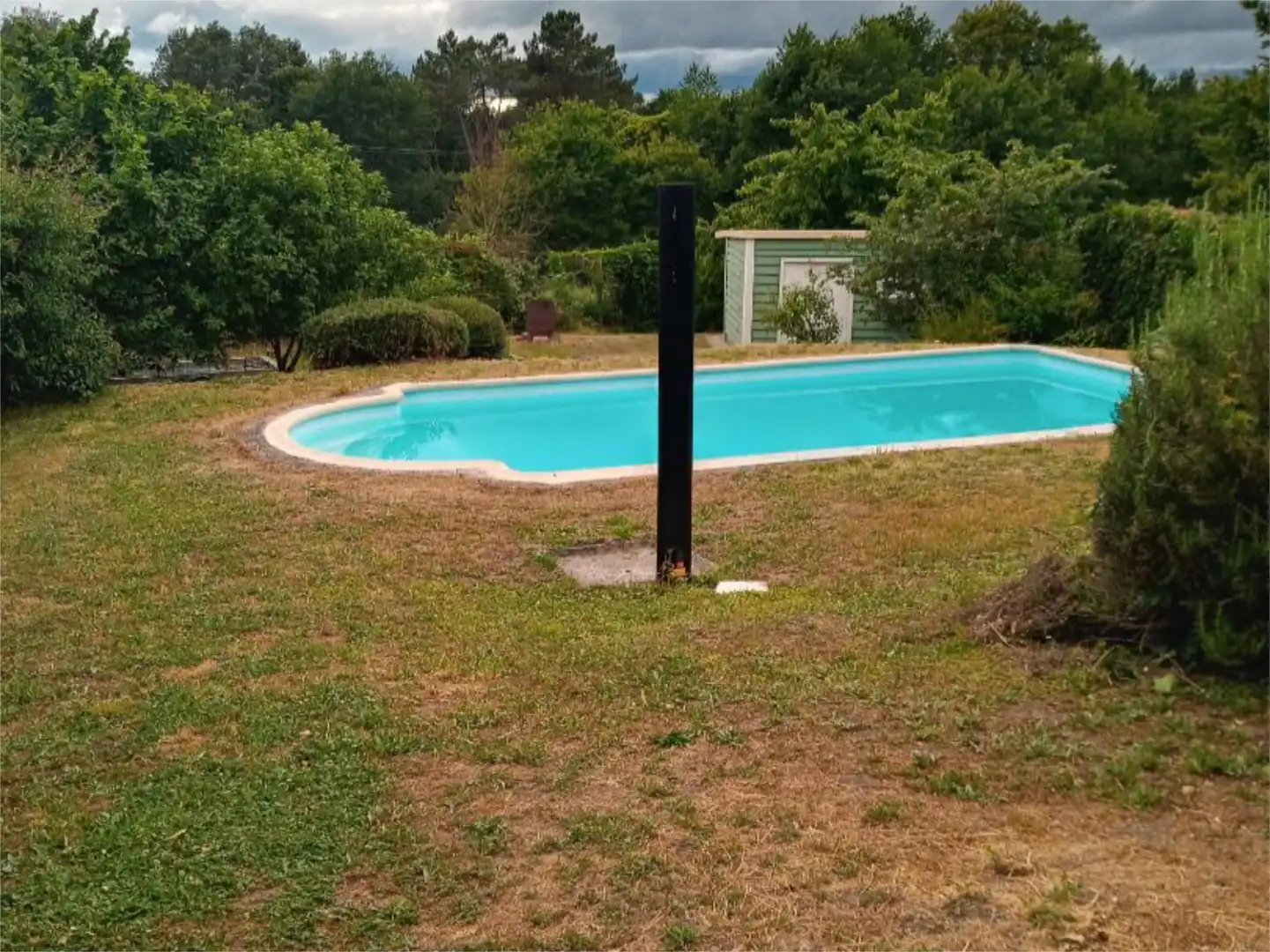 Swimming pool of Flat for sale in Amoeiro  with Heating, Private garden and Parquet flooring