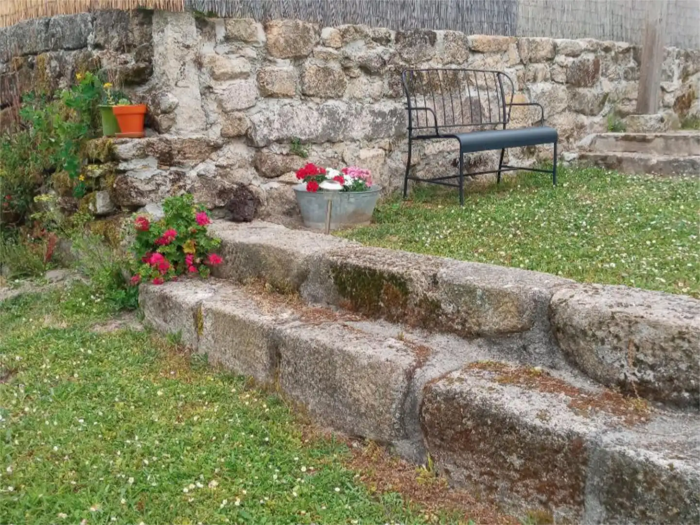 Garden of Flat for sale in Amoeiro  with Heating, Private garden and Parquet flooring