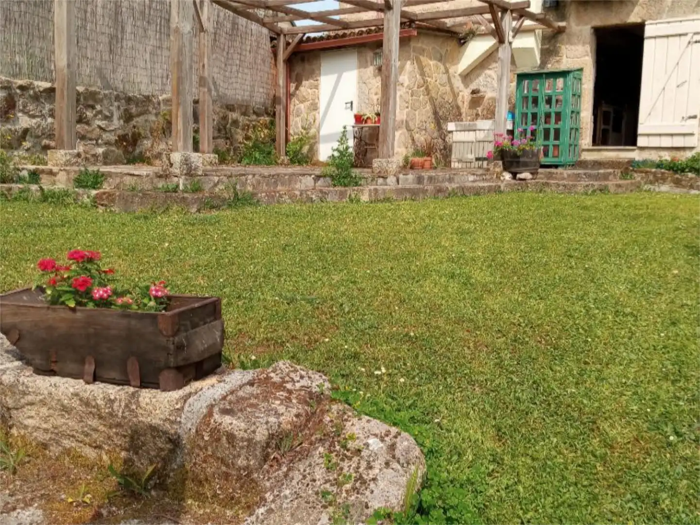 Garden of Flat for sale in Amoeiro  with Heating, Private garden and Parquet flooring